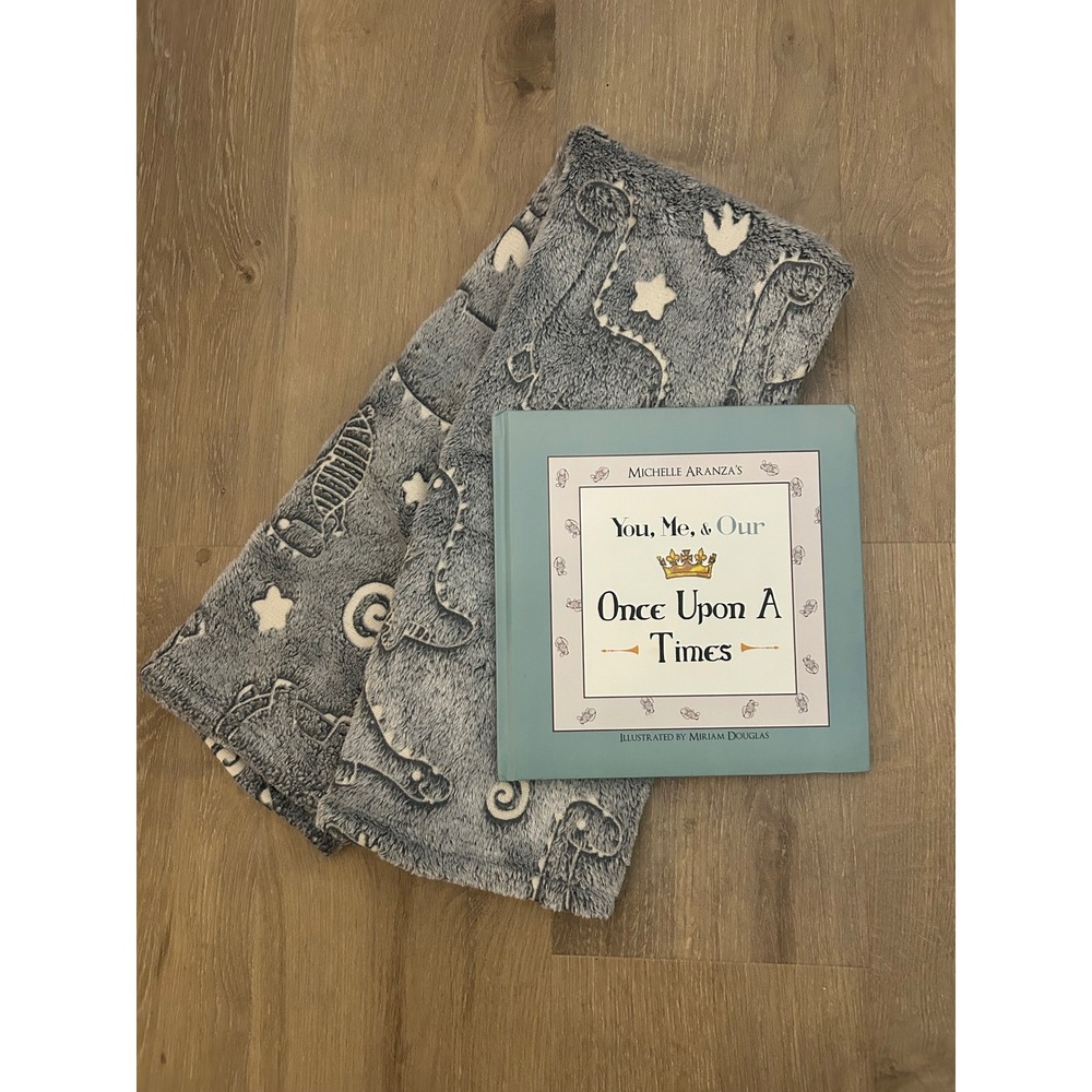 Baby Blanket & Baby Book Bundle- Brand New - New Mom & Baby Gift